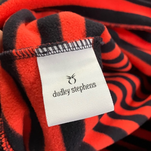 Dudley Stephens red/navy striped Park Slope fleece Tuckernuck exclusive Sz XL - Picture 4 of 8